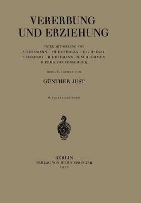 bokomslag Vererbung und Erziehung