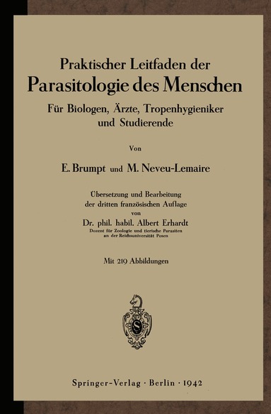 bokomslag Praktischer Leitfaden der Parasitologie des Menschen