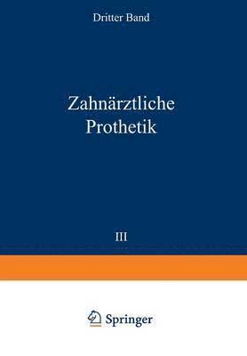 bokomslag Zahnärztliche Prothetik