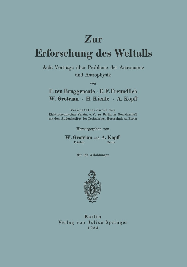 Zur Erforschung des Weltalls 1