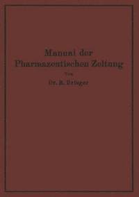 bokomslag Manual der Pharmazeutischen Zeitung