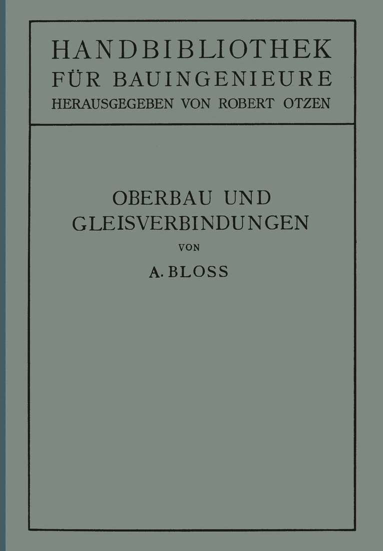 Oberbau und Gleisverbindungen 1