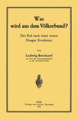 Was wird aus dem Vlkerbund? 1