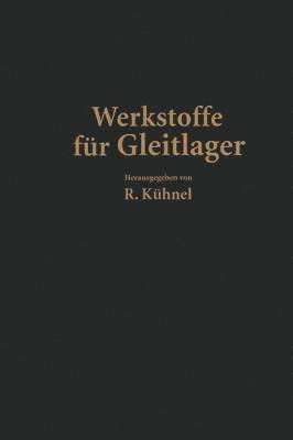 bokomslag Werkstoffe für Gleitlager
