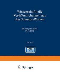 bokomslag Wissenschaftliche Veroeffentlichungen aus den Siemens-Werken
