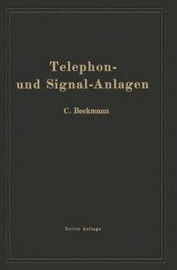 bokomslag Telephon- und Signal-Anlagen