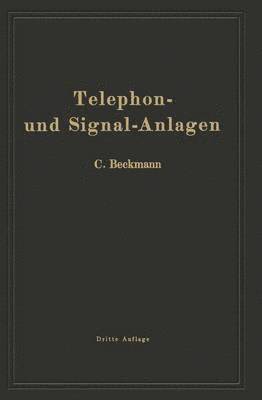 bokomslag Telephon- und Signal-Anlagen