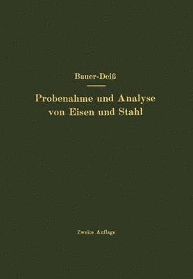 bokomslag Probenahme und Analyse von Eisen und Stahl