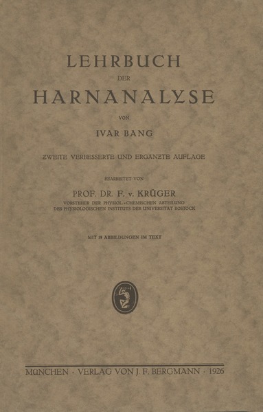 bokomslag Lehrbuch der Harnanalyse