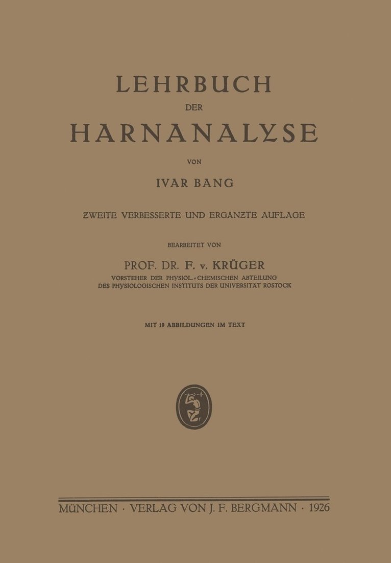 Lehrbuch der Harnanalyse