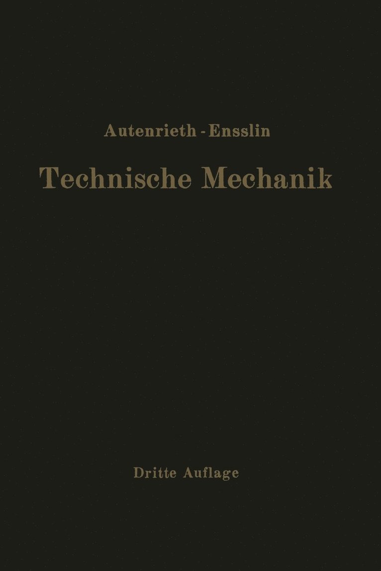 Technische Mechanik 1