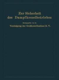 bokomslag Zur Sicherheit des Dampfkesselbetriebes