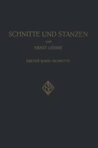 bokomslag Schnitte und Stanzen