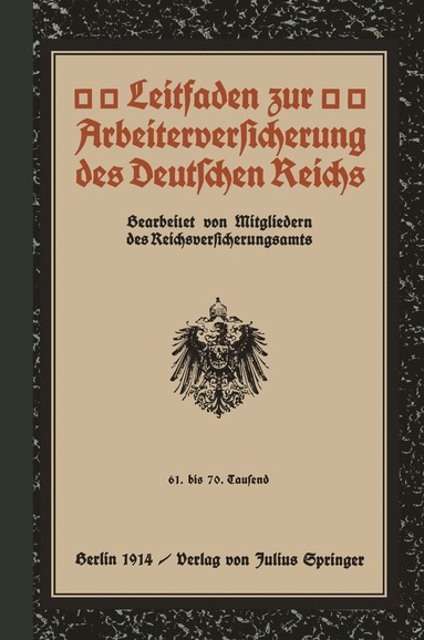 bokomslag Leitfaden zur Arbeiterversicherung des Deutschen Reichs