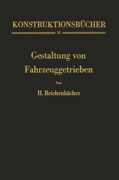 bokomslag Gestaltung von Fahrzeuggetrieben