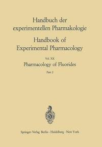 bokomslag Pharmacology of Fluorides