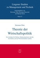 bokomslag Theorie der Wirtschaftspolitik