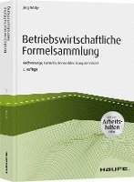 Betriebswirtschaftliche Formelsammlung - inkl. Arbeitshilfen online 1