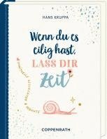 Geschenkbuch - Wenn du es eilig hast, lass dir Zeit 1