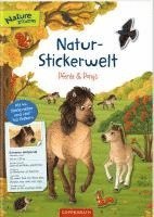 bokomslag Natur-Stickerwelt - Pferde und Ponys