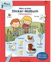 bokomslag Mein erstes Sticker-Malbuch: Lieblingstiere