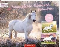 bokomslag Traumpferde-Malbuch: Wilde Natur