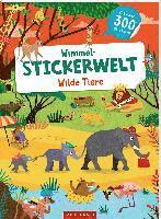 bokomslag Wimmel-Stickerwelt - Wilde Tiere