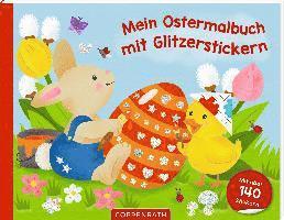 Mein Ostermalbuch mit Glitzerstickern 1