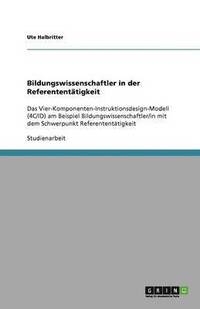 bokomslag Bildungswissenschaftler in Der Referententatigkeit