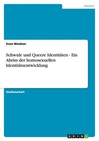 bokomslag Schwule Und Queere Identitaten - Ein Abriss Der Homosexuellen Identitatsentwicklung