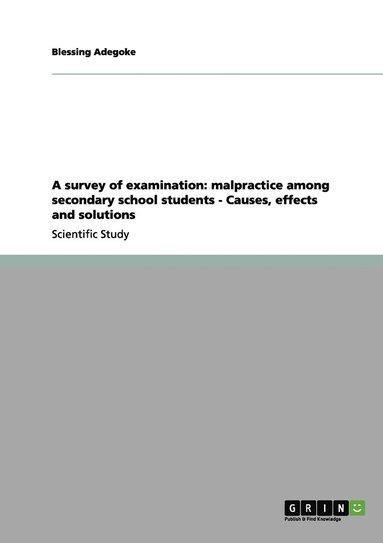 bokomslag survey of examination