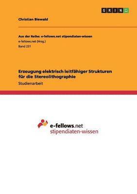 Christian Biewald - Erzeugung elektrisch leitfähiger Strukturen für die Stereolithographie, Häftad