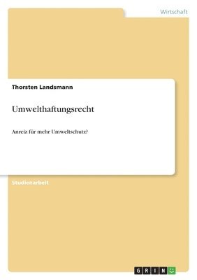 Umwelthaftungsrecht 1