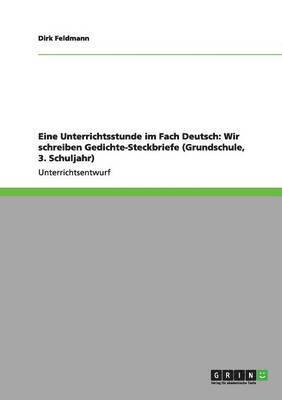 bokomslag Eine Unterrichtsstunde im Fach Deutsch