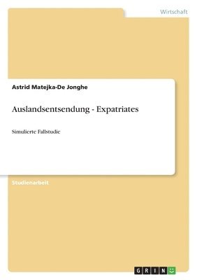 bokomslag Auslandsentsendung - Expatriates