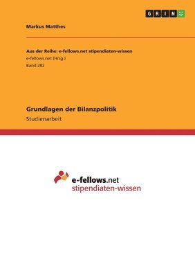 Grundlagen der Bilanzpolitik
