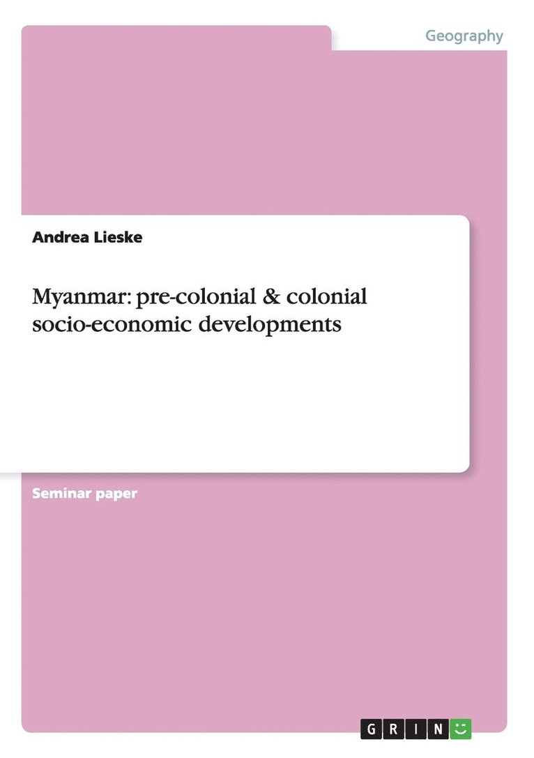 Andrea Lieske - Myanmar, Häftad