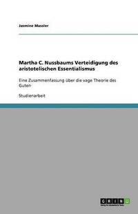 bokomslag Martha C. Nussbaums Verteidigung des aristotelischen Essentialismus