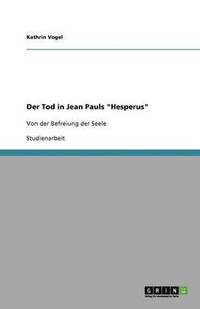 bokomslag Der Tod in Jean Pauls Hesperus