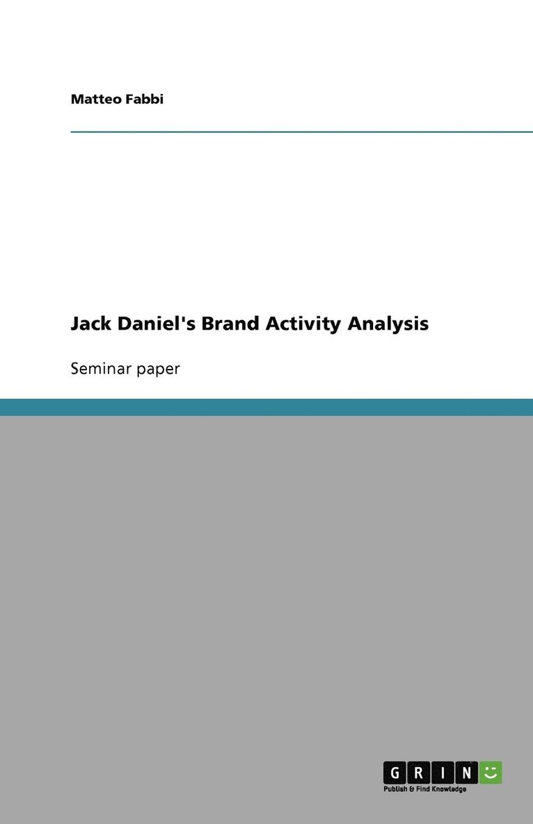 Jack Daniel's Brand Activity Analysis 1