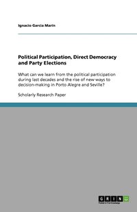 bokomslag Political Participation, Direct Democracy and Party Elections