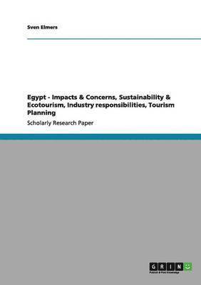 bokomslag Egypt - Impacts & Concerns, Sustainability & Ecotourism, Industry Responsibilities, Tourism Planning