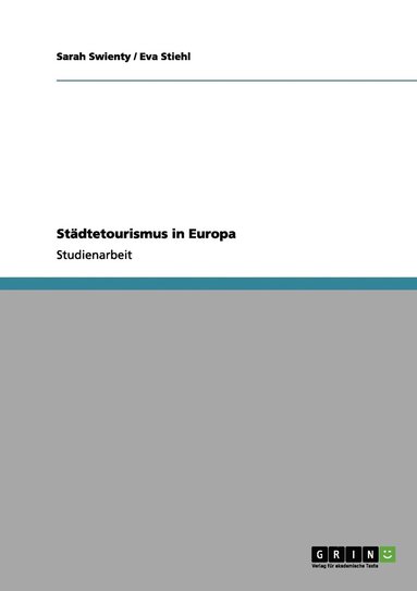 bokomslag Stdtetourismus in Europa