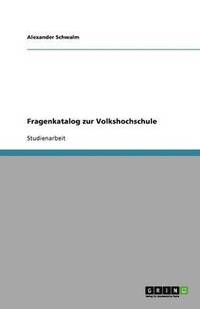 bokomslag Fragenkatalog Zur Volkshochschule