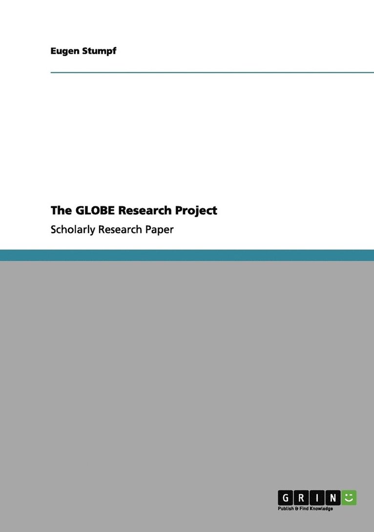 The GLOBE Research Project 1