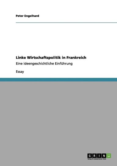 bokomslag Linke Wirtschaftspolitik in Frankreich