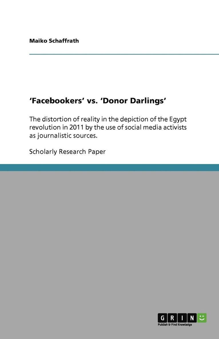 'facebookers' vs. 'donor Darlings' 1