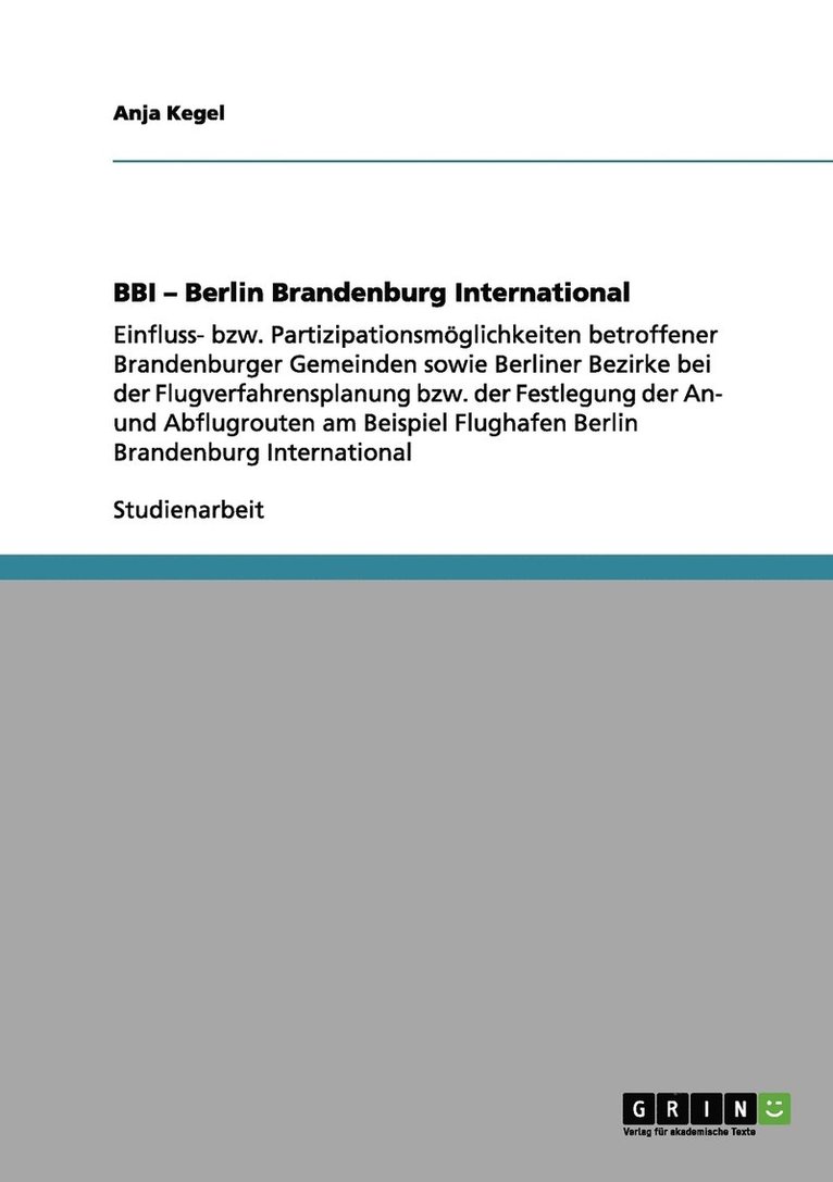 BBI - Berlin Brandenburg International 1