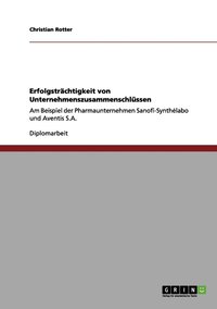 bokomslag Erfolgsträchtigkeit von Unternehmenszusammenschlüssen