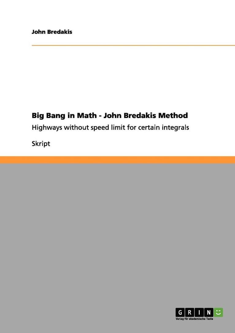 Big Bang in Math - John Bredakis Method 1